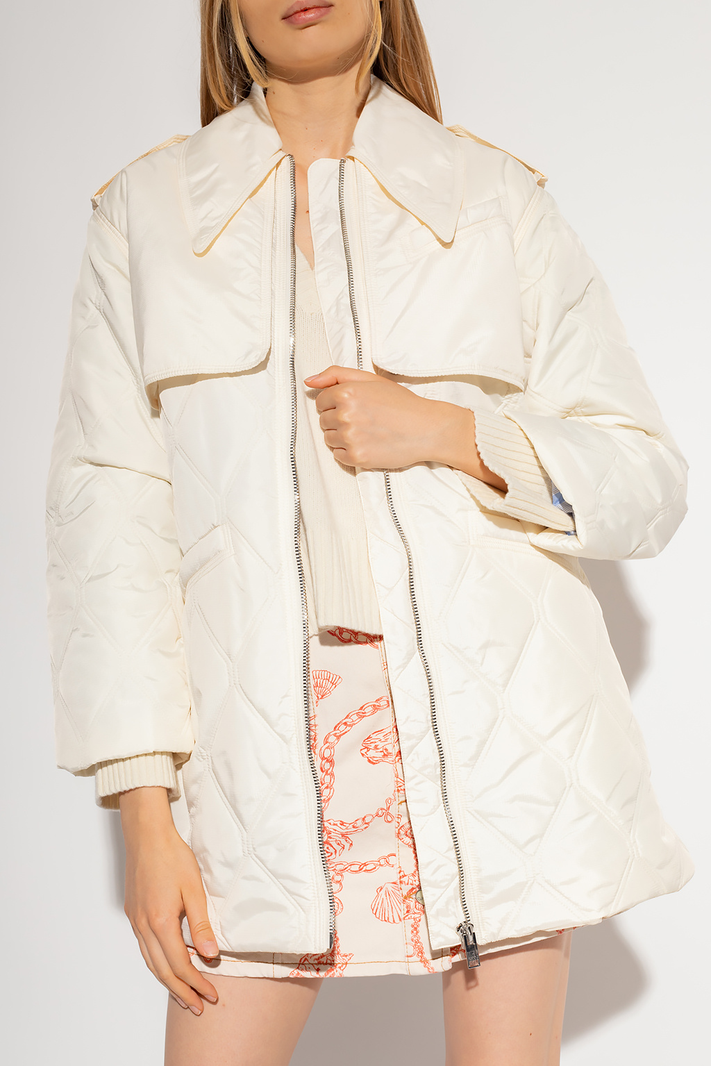 Quilted jacket Ganni - French Connection Aya Nylon Jacket